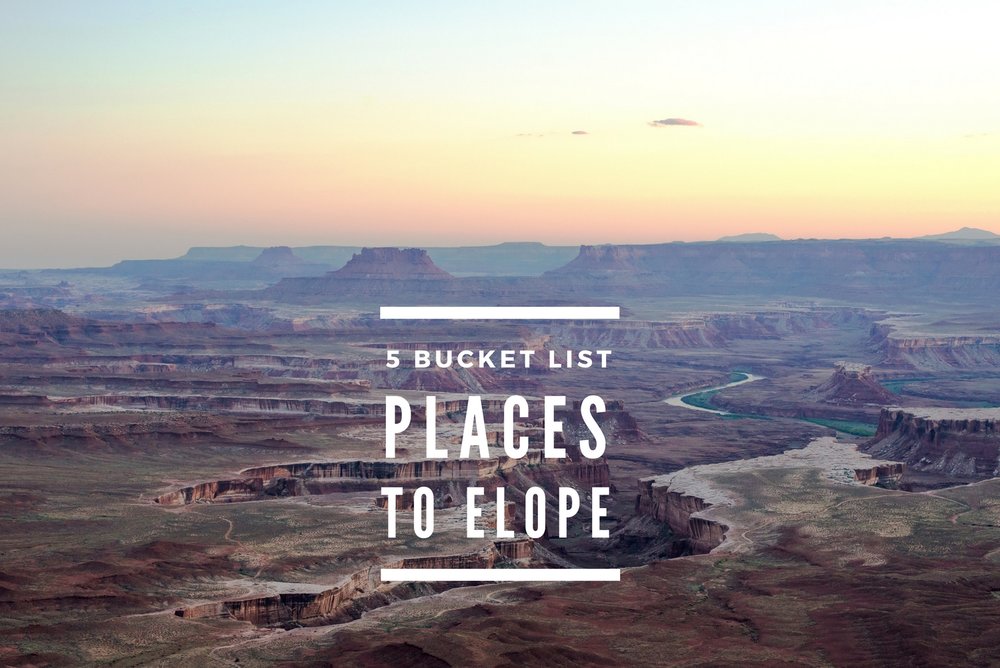  5 Bucket List Places To Elope - Snowdonia Wales, Iceland, Hawaii, Isle of Skye, National Parks, Canyonlands, White Sands, Yosemite, Muir Woods 