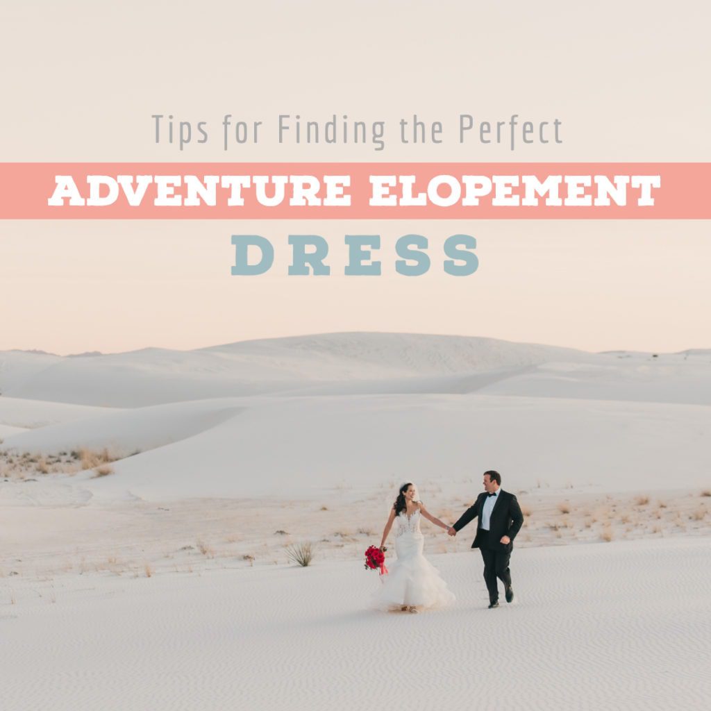 how to find dress for adventure elopement